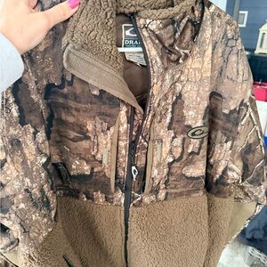 Drake Brown Fleece Jacket